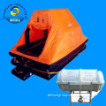 Throw-overboard self-righting inflatable life raft type YSR